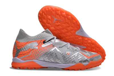 Puma Future Ultimate TF Football Shoes - Silver/Red/White