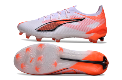 Puma Ultra Ultimate FG Football Boots - White/Black/Red