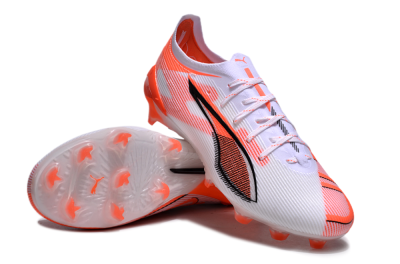 Puma Ultra Ultimate FG Football Boots - White/Black/Red