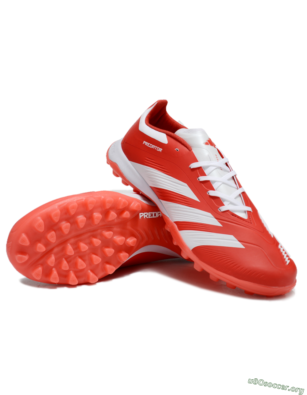 Adidas Predator 24 Elite TF Football Shoes - Red/White 0