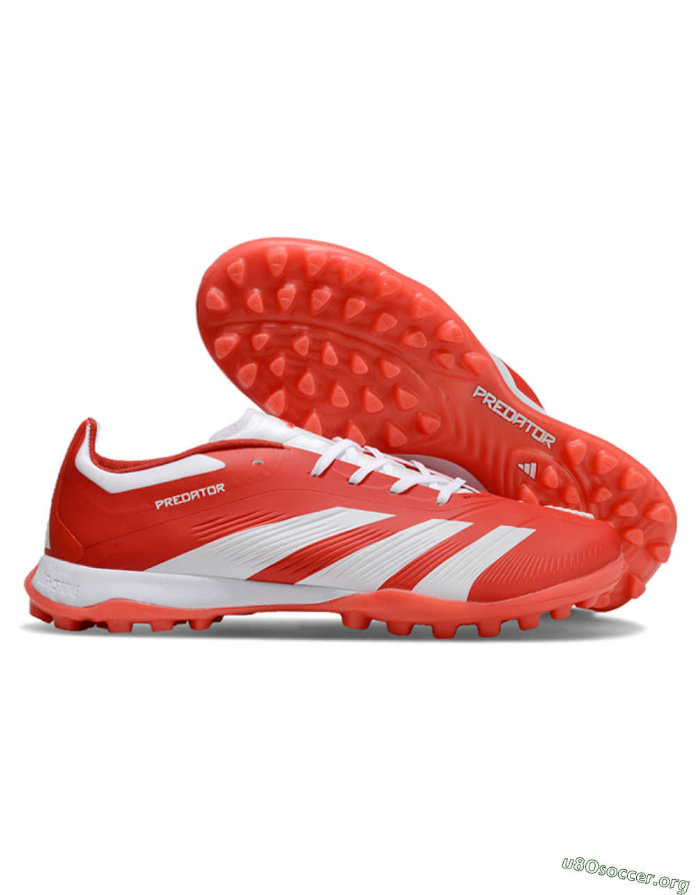 Adidas Predator 24 Elite TF Football Shoes - Red/White 2