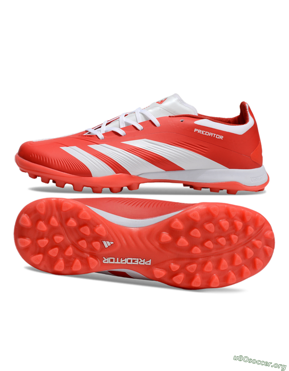 Adidas Predator 24 Elite TF Football Shoes - Red/White 1
