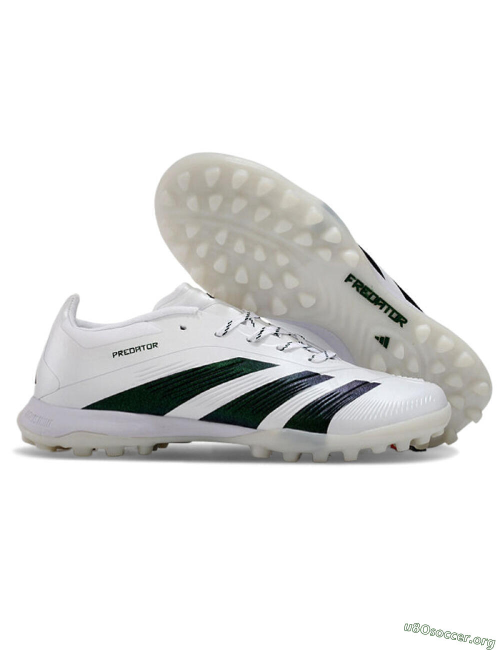 Adidas Predator 24 Elite TF Football Shoes - White/Black 2