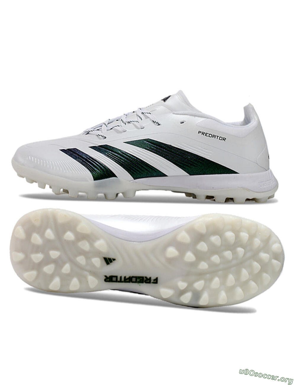 Adidas Predator 24 Elite TF Football Shoes - White/Black 1