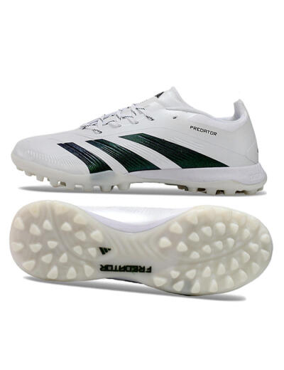 Adidas Predator 24 Elite TF Football Shoes - White/Black