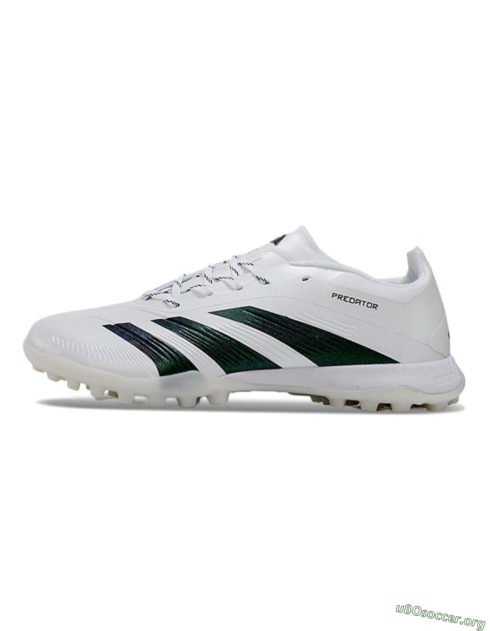 Adidas Predator 24 Elite TF Football Shoes - White/Black 3