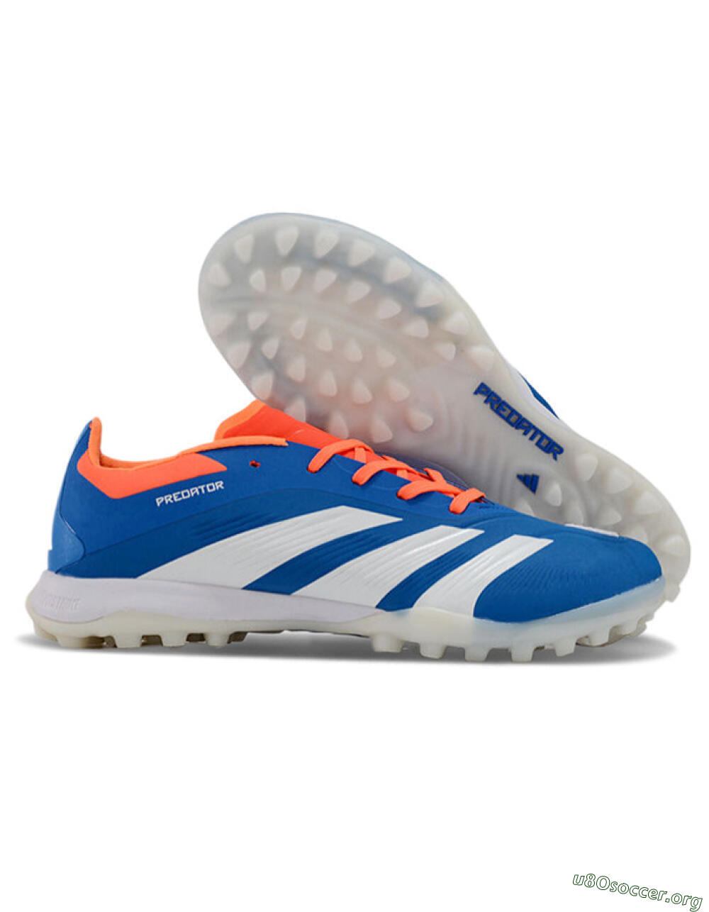 Adidas Predator 24 Elite TF Football Shoes - Blue/White/Red 2