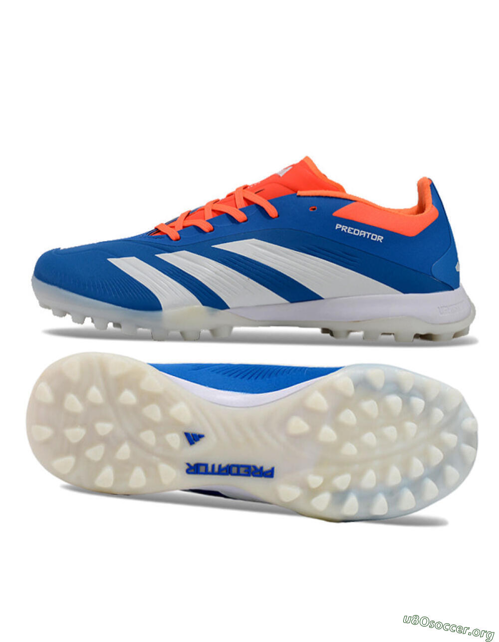 Adidas Predator 24 Elite TF Football Shoes - Blue/White/Red 1