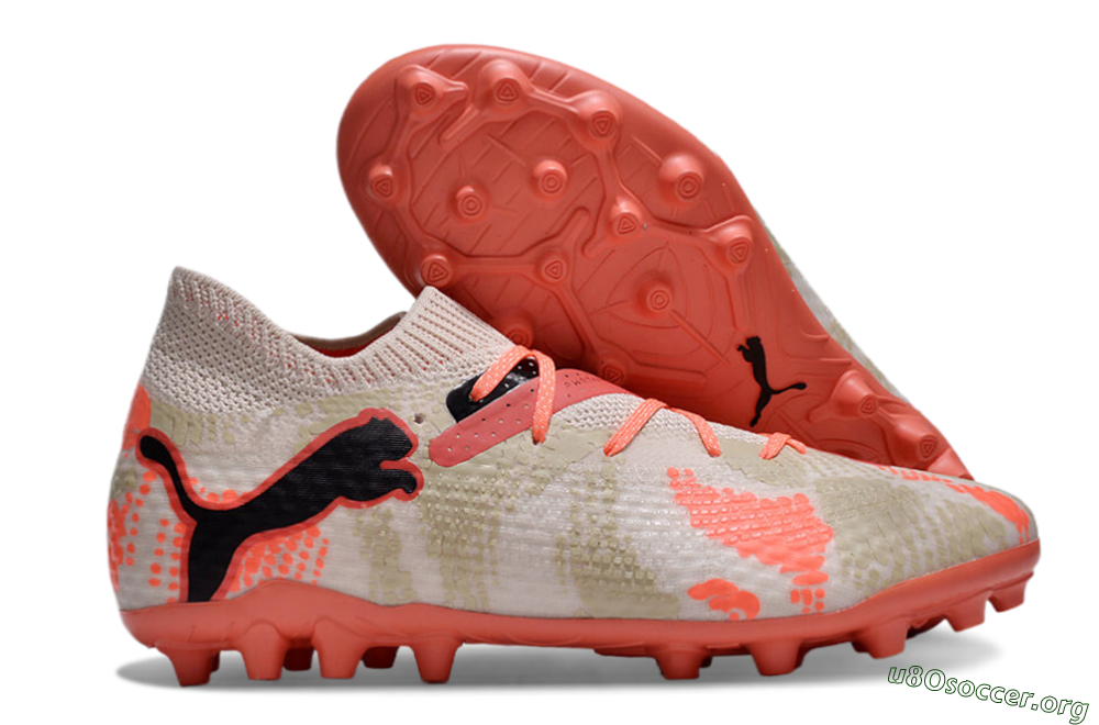 Puma Future Ultimate MG Football Boots - Pink/Red/Black 2