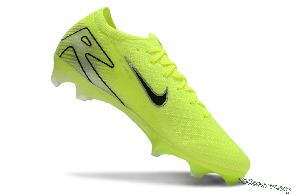 Nike Air Zoom Mercurial Vapor 16 Elite FG Football Boots - Yellow/Black/Silver 4