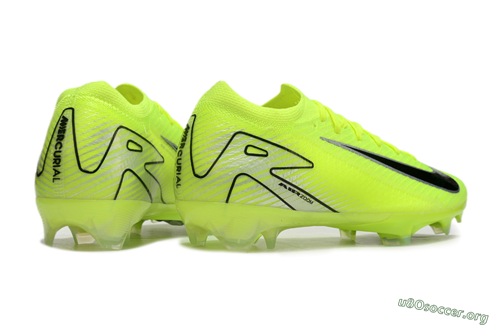 Nike Air Zoom Mercurial Vapor 16 Elite FG Football Boots - Yellow/Black/Silver 6