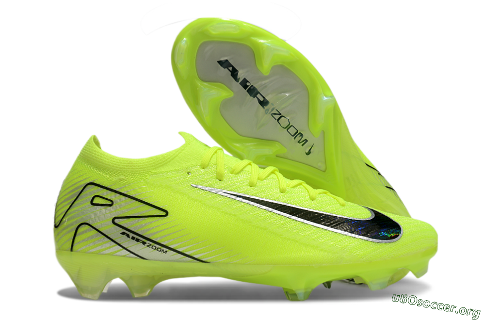 Nike Air Zoom Mercurial Vapor 16 Elite FG Football Boots - Yellow/Black/Silver 2