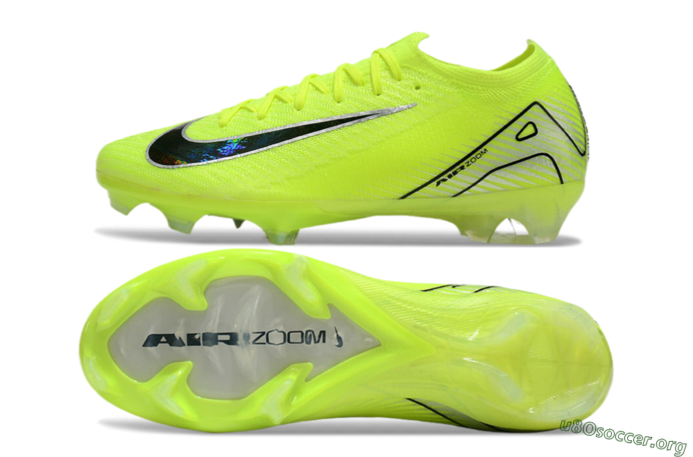 Nike Air Zoom Mercurial Vapor 16 Elite FG Football Boots - Yellow/Black/Silver 1