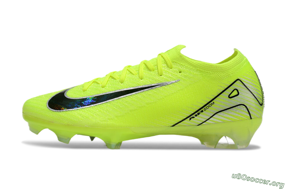 Nike Air Zoom Mercurial Vapor 16 Elite FG Football Boots - Yellow/Black/Silver 3