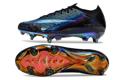 Nike Air Zoom Mercurial Vapor 15 Elite SG Football Boots - Blue/Black/Gold