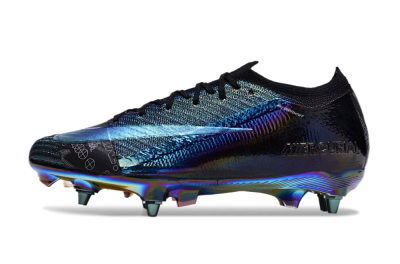 Nike Air Zoom Mercurial Vapor 15 Elite SG Football Boots - Blue/Black/Gold