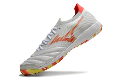 Mizuno Morelia Neo Sala M8 TF Football Shoes - White/Red/Yellow