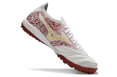Mizuno Morelia Neo Sala M8 TF Football Shoes - White/Red/Yellow