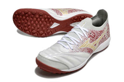 Mizuno Morelia Neo Sala M8 TF Football Shoes - White/Red/Yellow