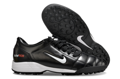 Nike Total 90 II TF Football Shoes - Black/White/Red