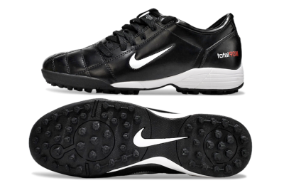 Nike Total 90 II TF Football Shoes - Black/White/Red