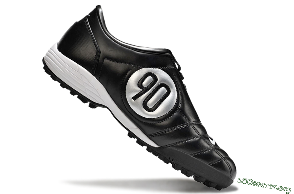 Nike Total 90 II TF Football Shoes - Black/White/Red 4