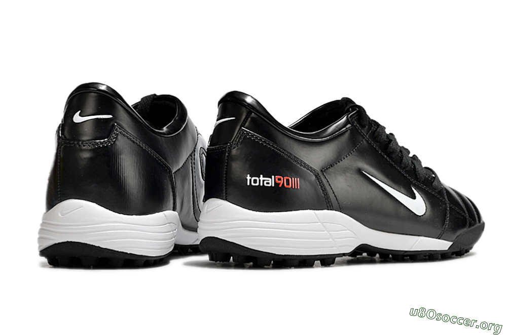 Nike Total 90 II TF Football Shoes - Black/White/Red 6