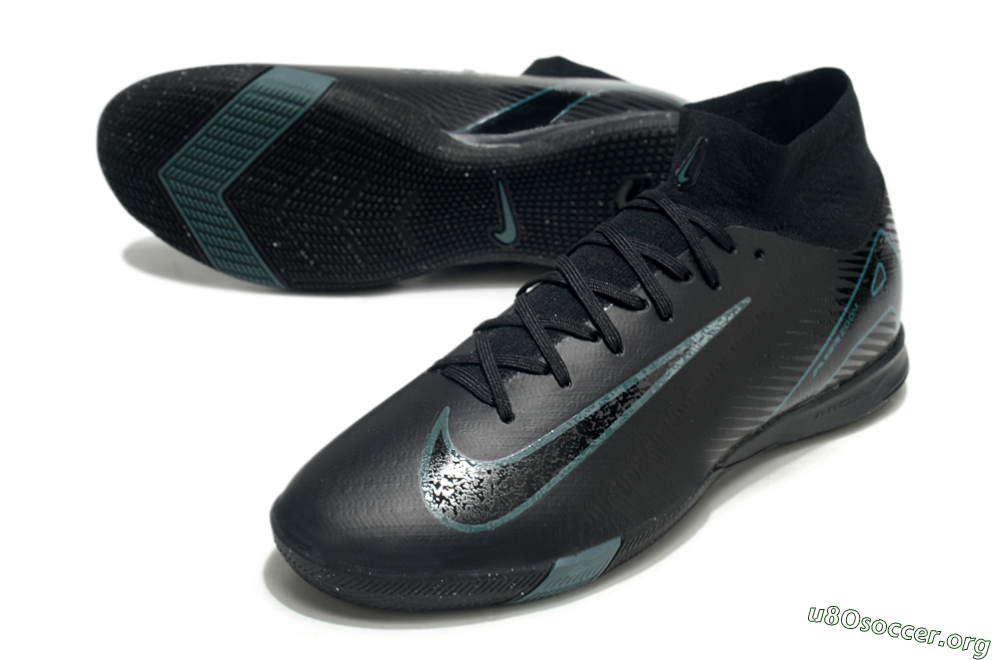 Nike Air Zoom Mercurial Superfly 10 Elite IC Football Shoes - Black/Blue 0