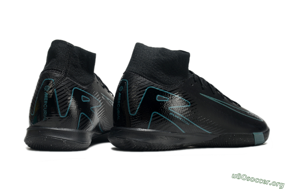 Nike Air Zoom Mercurial Superfly 10 Elite IC Football Shoes - Black/Blue 6