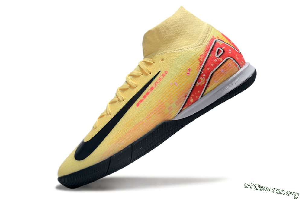 Nike Air Zoom Mercurial Superfly 10 Elite IC Football Shoes - Yellow/Black/Red 5