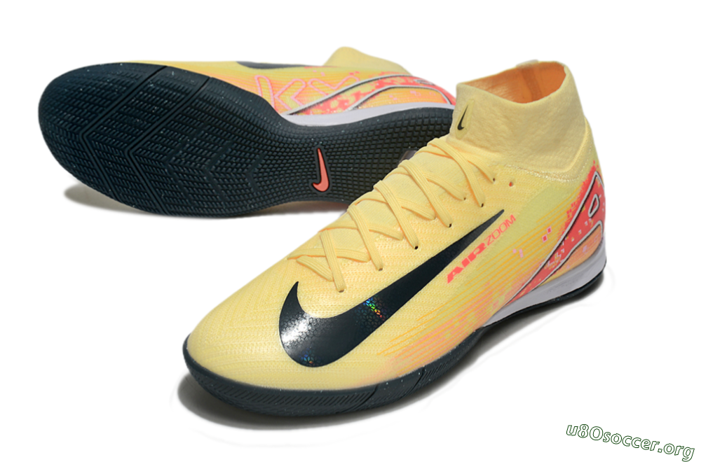 Nike Air Zoom Mercurial Superfly 10 Elite IC Football Shoes - Yellow/Black/Red 0