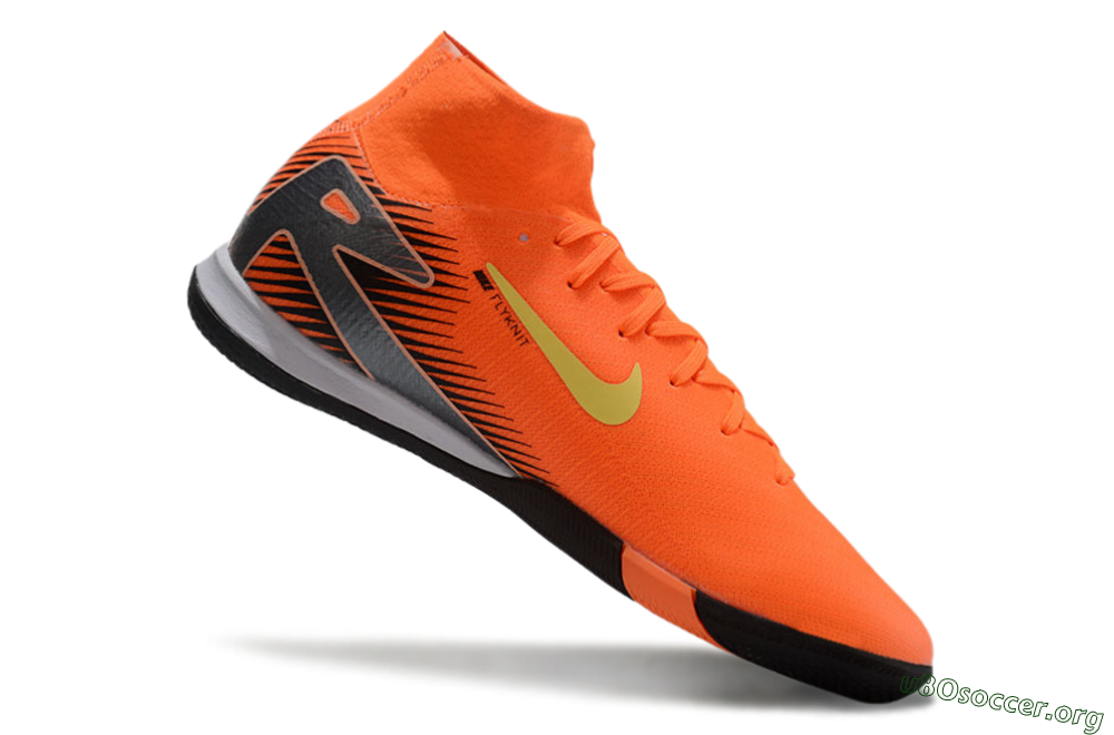 Nike Air Zoom Mercurial Superfly 10 Elite IC Football Shoes - Red/Yellow/Black 4