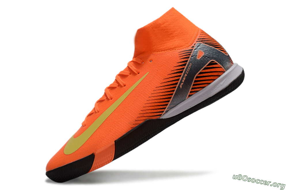 Nike Air Zoom Mercurial Superfly 10 Elite IC Football Shoes - Red/Yellow/Black 5