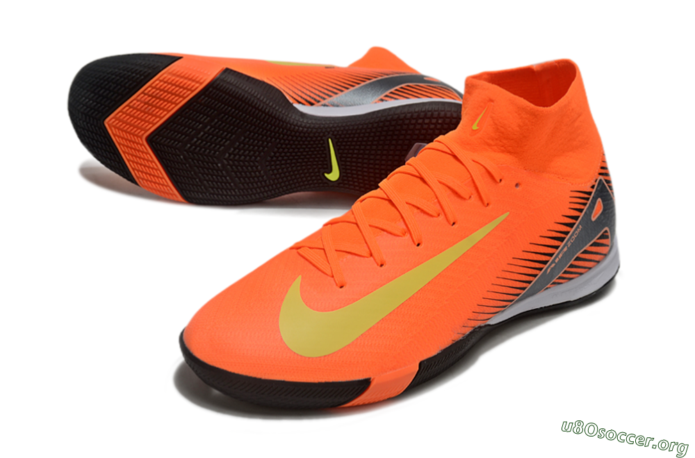 Nike Air Zoom Mercurial Superfly 10 Elite IC Football Shoes - Red/Yellow/Black 0