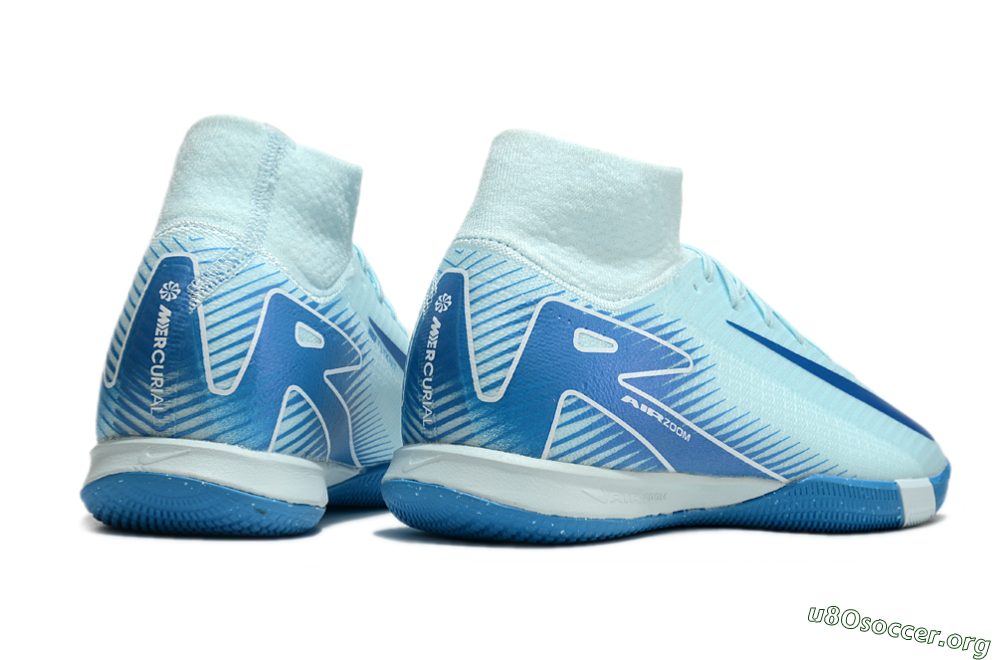 Nike Air Zoom Mercurial Superfly 10 Elite IC Football Shoes - Jade/Blue/White 6