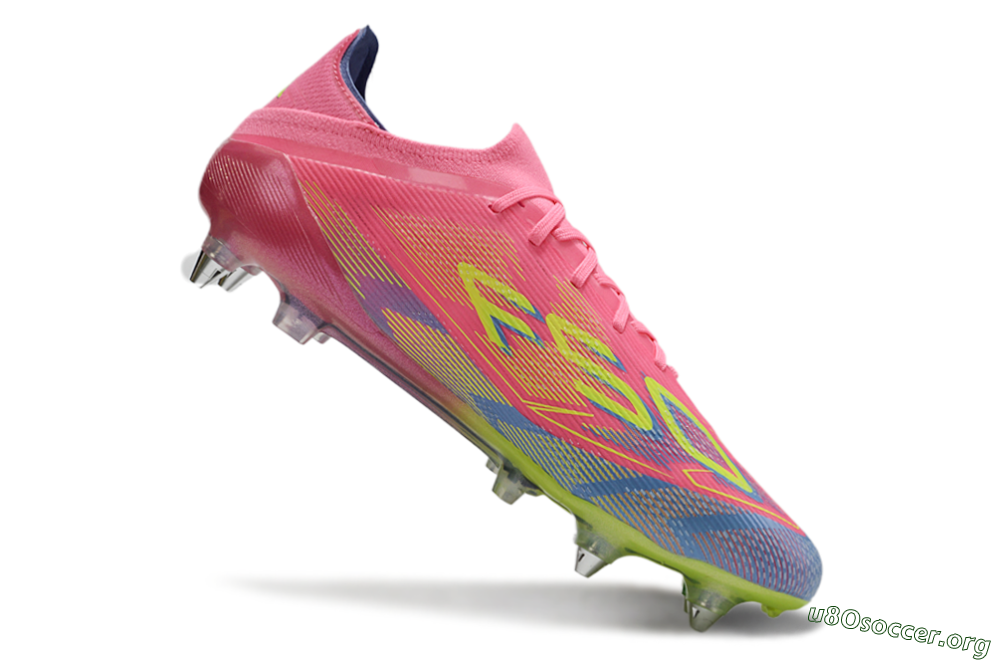 Adidas F50 Elite SG Football Boots - Red/Yellow/Blue 4