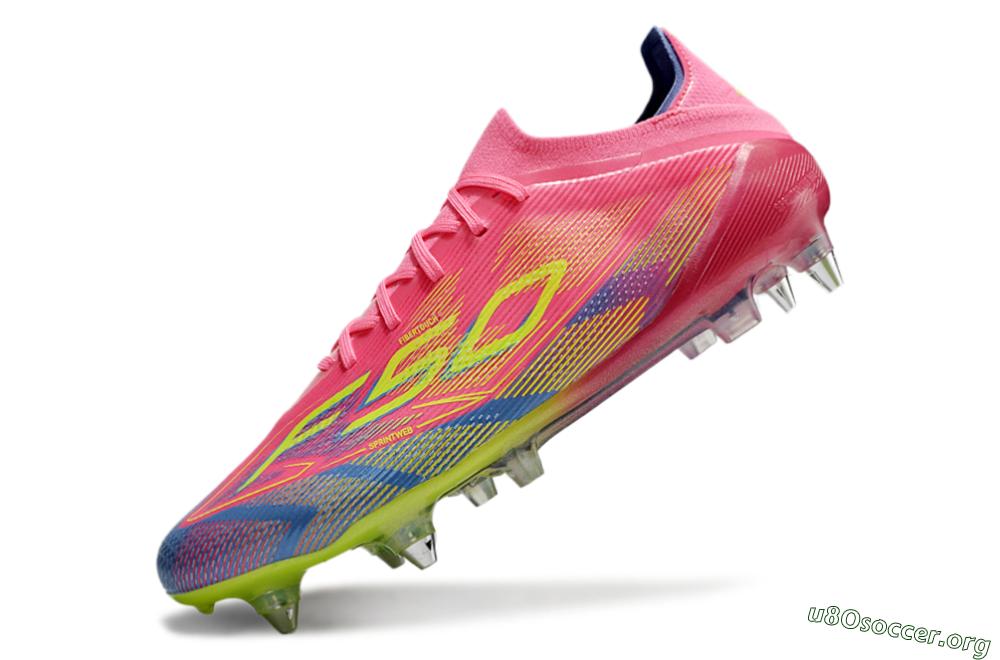 Adidas F50 Elite SG Football Boots - Red/Yellow/Blue 5