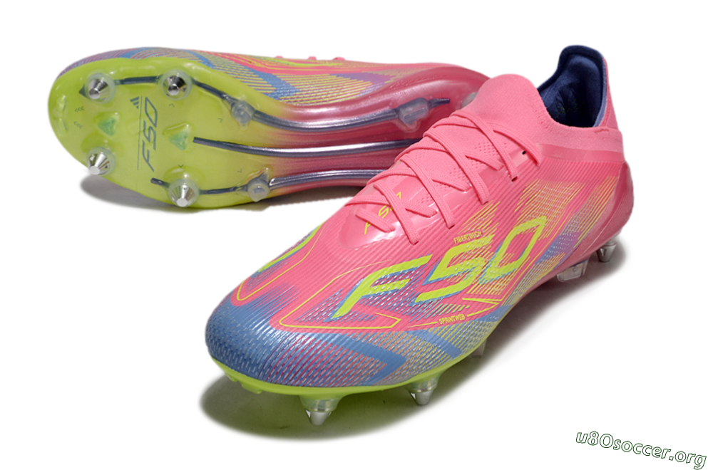 Adidas F50 Elite SG Football Boots - Red/Yellow/Blue 0