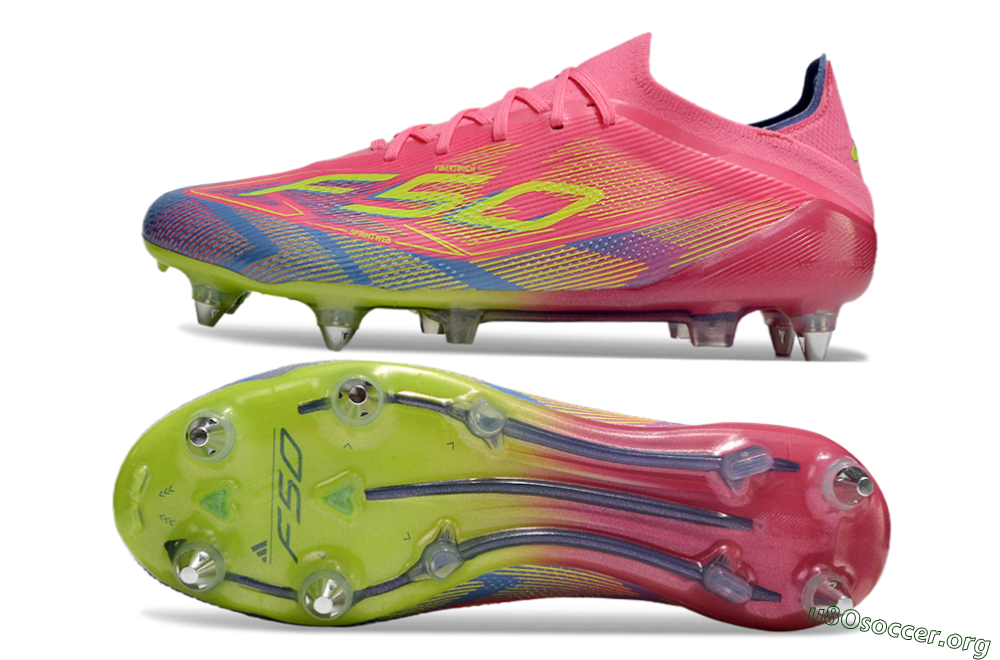 Adidas F50 Elite SG Football Boots - Red/Yellow/Blue 1