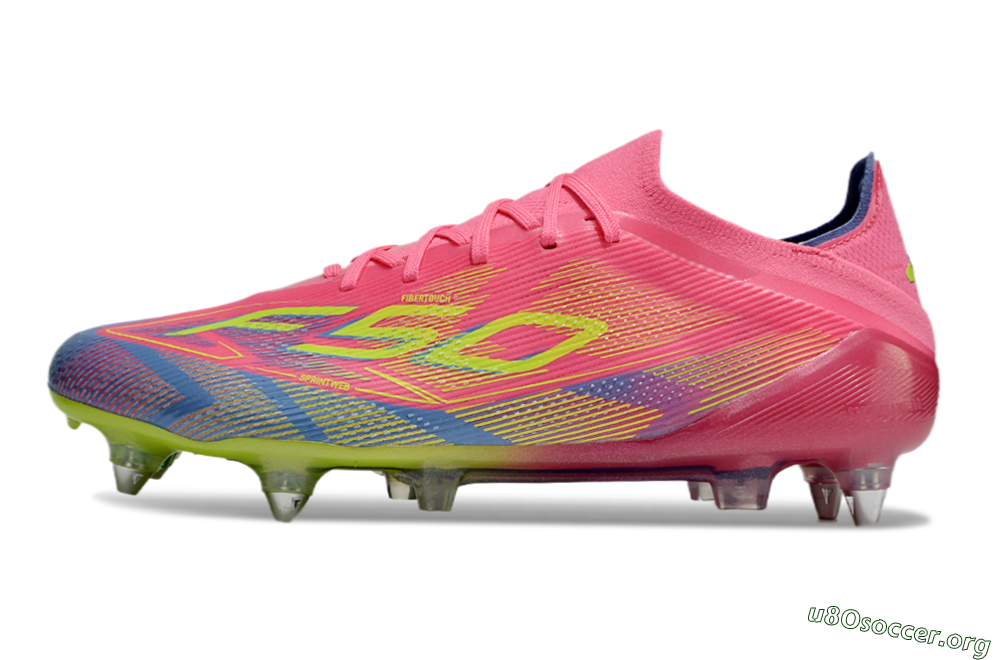 Adidas F50 Elite SG Football Boots - Red/Yellow/Blue 3