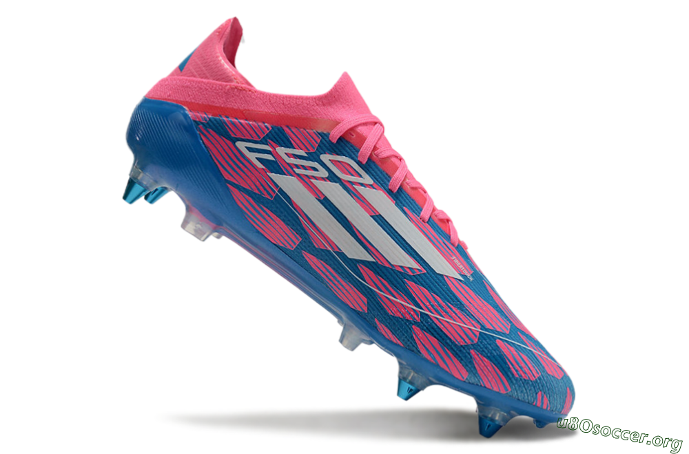 Adidas F50 Elite SG Football Boots - Blue/Pink/White 4
