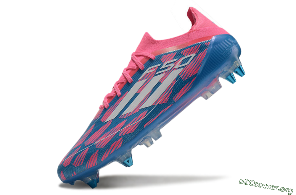 Adidas F50 Elite SG Football Boots - Blue/Pink/White 5