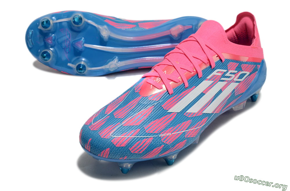 Adidas F50 Elite SG Football Boots - Blue/Pink/White 0