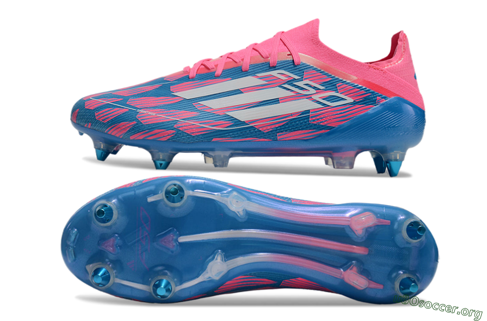 Adidas F50 Elite SG Football Boots - Blue/Pink/White 1