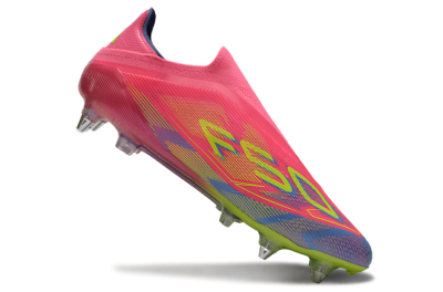Adidas F50 Elite Laceless SG Football Boots - Red/Yellow/Blue