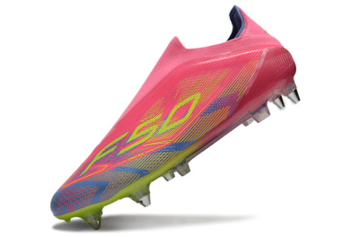 Adidas F50 Elite Laceless SG Football Boots - Red/Yellow/Blue