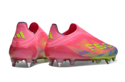 Adidas F50 Elite Laceless SG Football Boots - Red/Yellow/Blue
