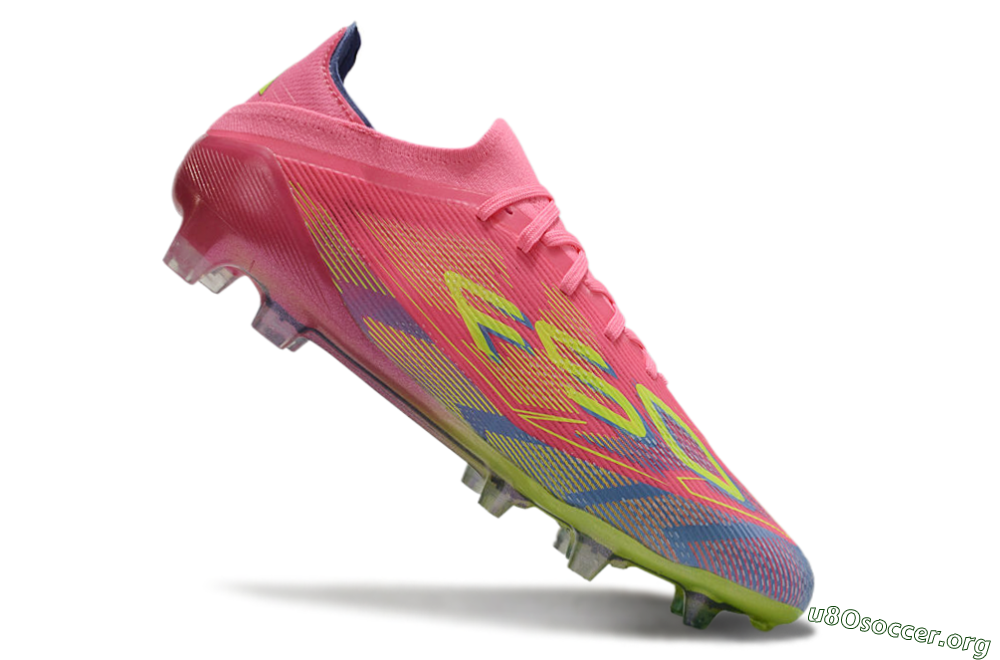 Adidas F50 Elite FG Football Boots - Red/Yellow/Blue 4