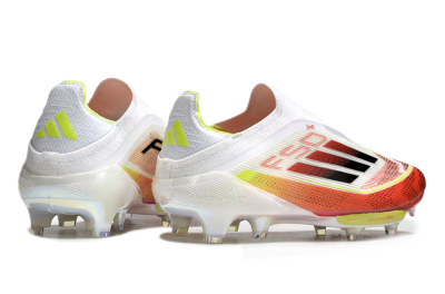 Adidas F50+ Lightstrike Elite Laceless FG Football Boots - Red/White/Yellow