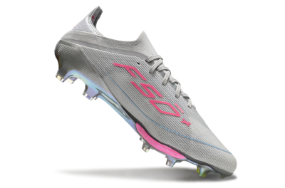 Adidas F50+ Lightstrike Elite FG Football Boots - Grey/Pink/Yellow